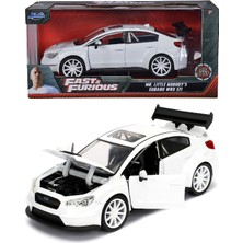 Toyfest Fast & Furious Hızlı ve Öfkeli Mr. Little Nobody's Subaru Wrx Stı Die - Cast Metal 1:24