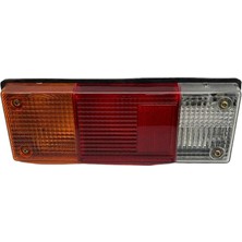 Ais 12V-24V Stop Lambası (Kablolu Soketli) ) (255*90 Mm) Komatsu Iş Makinası