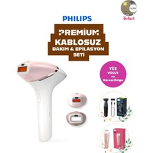 Philips Epilasyon ve Tüy Alma Kablosuz Lumea Prestige Yüz, Vücüt ve Hassas Bölge Bakım & Epilasyon Seti+ Lambader Hediyeli