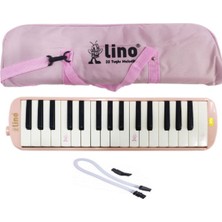 Toyfest Pastel Renklerde Bez Çantalı 32 Tuşlu Lino Melodika Müzik Aleti