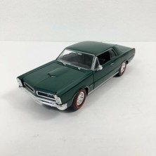 Trust Store 1965 Pontiac Gto 1:24 Ölçek Yeşil Renk Model Araba Koleksiyon