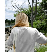 Helios Haute Unisex Pamuklu Likralı Bisiklet Yaka Relaxed Fit Basic Beyaz Tişört Düz