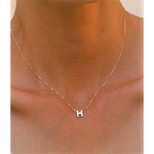 Güler Kuyumculuk 3 Boyutlu H Harf ve Zinciri