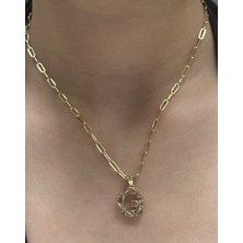 Güler Kuyumculuk Altın 3 Boyutlu G Harfli Ataç Zincir