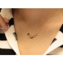 Güler Kuyumculuk 14 Ayar Altın Halka Figürlü Hayalet Kolye