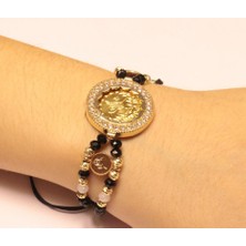 Güler Kuyumculuk Yarım Reşat Baskı Altınlı Bileklik