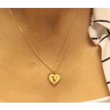 Güler Kuyumculuk Altın V Harfli Halat Zincir