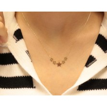 Güler Kuyumculuk 14 Ayar Altın Yıldız  Figürlü Hayalet Kolye