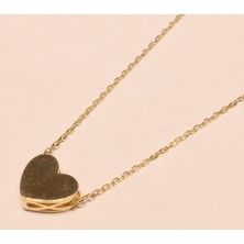 Güler Kuyumculuk Altın Kalp Model Hayalet Kolye
