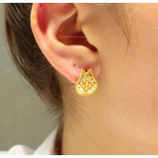 Güler Kuyumculuk Altın Hint Model Küpe