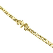 Güler Kuyumculuk Altın Y Harfli Gurmet Bileklik-Künye