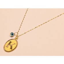 Güler Kuyumculuk Altın K Harfli Aynalı Zincir