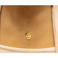 Güler Kuyumculuk Altın C Harfli Aynalı Zincir