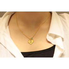 Güler Kuyumculuk 14 Ayar Altın R Harfli Halat Zincir