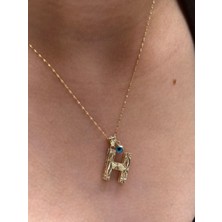 Güler Kuyumculuk Altın 3 Boyutlu H Harfli Aynalı Zincir