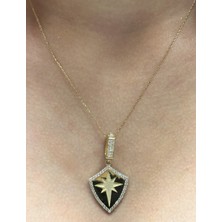 Güler Kuyumculuk 14 Ayar Altın Kutup Yıldız Kolye Uçlu Zincir