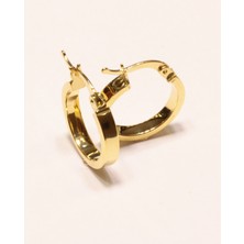 Güler Kuyumculuk 14 Ayar Altın Çivili Model Halka Küpe