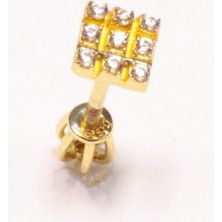 Güler Kuyumculuk 14 Ayar Altın Piercing Tragus Küpe