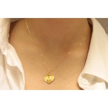 Güler Kuyumculuk Altın O Harfli Aynalı Zincir