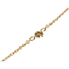 Güler Kuyumculuk 14 Ayar Altın Yonca Model Bileklik