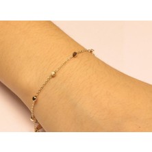 Güler Kuyumculuk 14 Ayar Altın Küp Model Bileklik