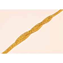 Güler Kuyumculuk 14 Ayar Altın Halat Sarmaşık Bileklik