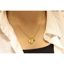 Güler Kuyumculuk 14 Ayar Altın F Harfli Halat Zincir