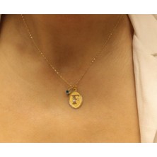 Güler Kuyumculuk Altın F Harfli Aynalı Zincir