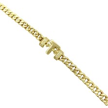 Güler Kuyumculuk Altın T Harfli Gurmet Bileklik-Künye