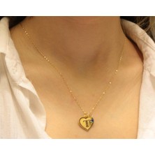 Güler Kuyumculuk 14 Ayar Altın T Harfli Aynalı Zincir