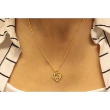 Güler Kuyumculuk Altın R Harfli Halat Zincir