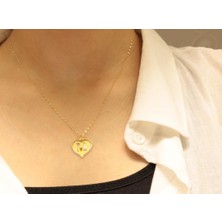 Güler Kuyumculuk Altın M Harfli Aynalı Zincir