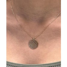 Güler Kuyumculuk 14 Ayar Altın Yaşam Çiçeği Kolye