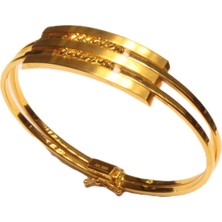 Güler Kuyumculuk 14 Ayar Altın Kaburga Kelepçe Bilezik