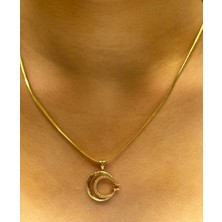 Güler Kuyumculuk Altın Ay Yıldız Kolye Uçlu Balık Sırtı Zincir