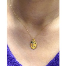 Güler Kuyumculuk Altın Nostaljik C Harfli Aynalı Zincir