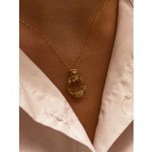 Güler Kuyumculuk Altın 3 Boyutlu C Harfli Aynalı Zincir