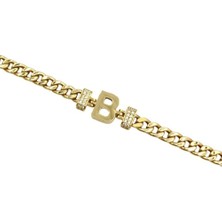 Güler Kuyumculuk Altın B Harfli Gurmet Bileklik-Künye