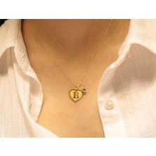 Güler Kuyumculuk 14 Ayar Altın B Harfli Aynalı Zincir