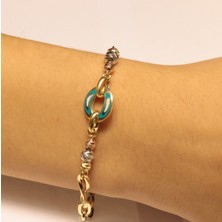 Güler Kuyumculuk Gümüş Mineli Bileklik