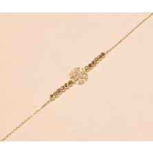 Güler Kuyumculuk Altın Kar Tanesi Model Bileklik