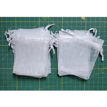 Arminow Organze Tül Kese - Kına Çerez Kesesi - Takı Ambalaj - 7x9 cm 50 Adet - Minik Boy