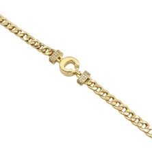 Güler Kuyumculuk Altın C Harfli Gurmet Bileklik-Künye