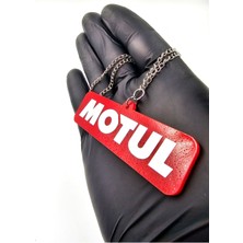 BS.Elektronik Araba Ayna Süsü Çift Taraflı Motul - Pleksi Çift Taraflı Motul Zincirli Model