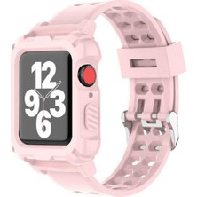 Koodmax - Apple Watch Uyumlu Spor Kordon Kayış Kasa Koruma 38MM 40MM 41MM