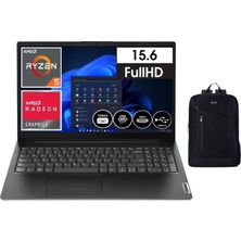 Lenovo V15 G4 Amn R5-7520U 16 GB 2 Tb SSD Ddr5 15.6" Windows 11 Pro Fhd Dizüstü Bilgisayar Notebook + Boz Çanta