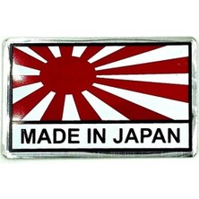 BS.Elektronik Honda Uyumlu Etiket Sevenler Made In Japan Arması Alüminyum Malzeme 8,5x5,5 Cm'dir