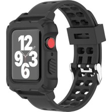 Koodmax - Apple Watch Uyumlu Spor Kordon Kayış Kasa Koruma 42MM 44MM 45MM