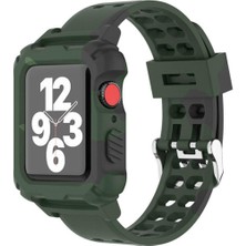 Koodmax - Apple Watch Uyumlu Spor Kordon Kayış Kasa Koruma 42MM 44MM 45MM