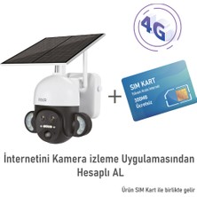 Rxr C35 Çift Lensli 12X Zoomlu Solarlı Sim Kartlı 4g Güvenlik Kamerası